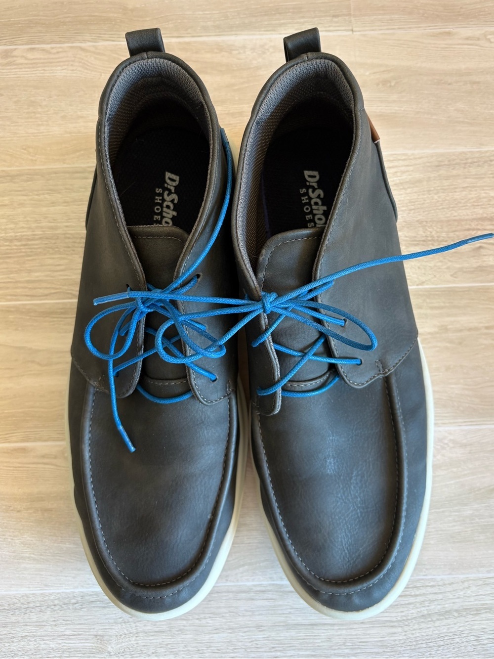 Dr. Scholl's Men's Madison Chukka Boots w/ Blue Laces Men’s Size 10.5 EUC - Picture 4 of 8